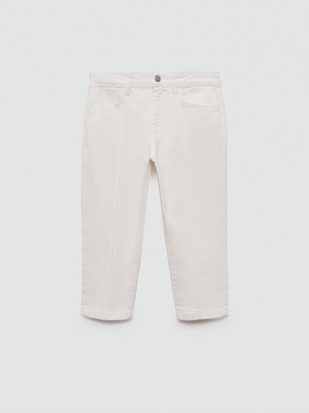 Mango White slim capri jeans NWT - Picture 2 of 8